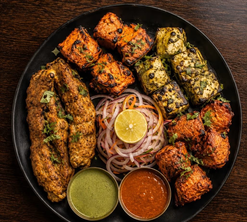 Tandoori starters platter
